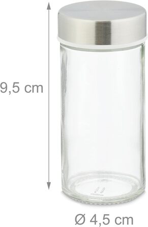 Карусель для спецій Relaxdays, 12 банок для спецій, підставка для спецій, що обертається на 360, ВxГ 21 x 21 см, бамбук, полиця для спецій, натуральний колір