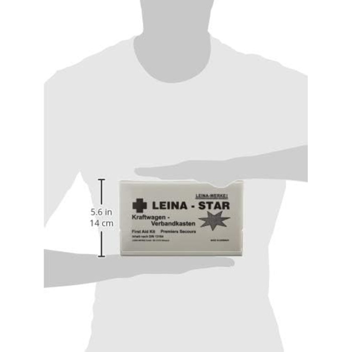 Аптечка першої допомоги DIN 13164 B з рятувальною ковдрою, 73600