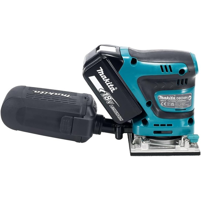 Акумуляторна орбітальна шліфувальна машина Makita DBO484Z 18В (без акумулятора, без зарядного пристрою)