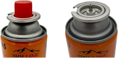 Газовий обігрівач для кемпінгу 1,3 кВт, газовий обігрівач для кемпінгу, обігрів намету + газові картриджі, комплект з 3 штук