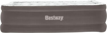 Модний флок надувного ліжка Bestway TriTech з вбудованим електричним насосом Double XL/Hi 203 x 152 x 56 см