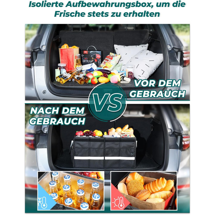 Органайзер для багажника автомобіля Сумка для багажника автомобіля Автомобільна коробка Автомобільна коробка Складана коробка Сумк