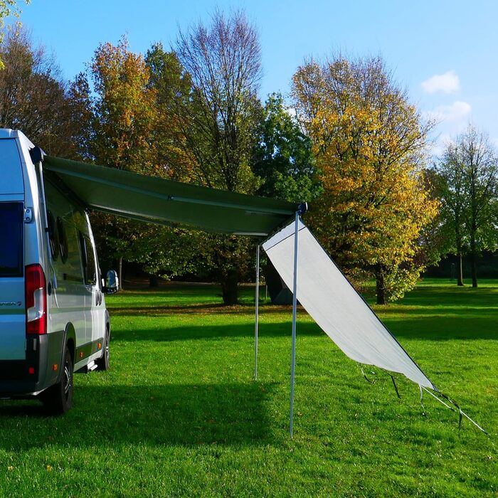 Х 2 м - вітропроникна передня стінка для тенту, захисту від сонця та спеки, 4,3