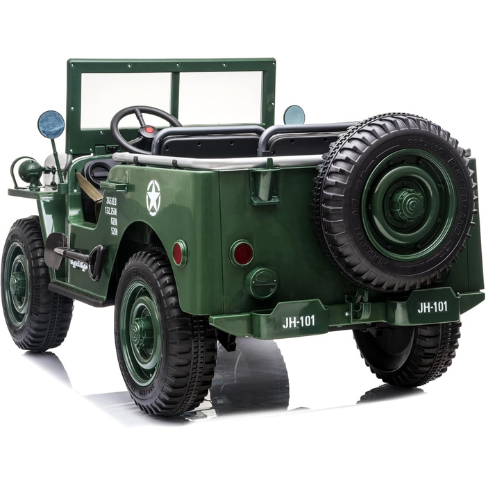 Електромобіль 24 В, 3-місний, з пультом дистанційного керування 2,4 ГГц, 4 x мотор 24 В, 200 Вт, дитячий автомобіль - електромобіл