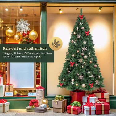 Штучна ялинка з металевою підставкою 210 см SALCAR