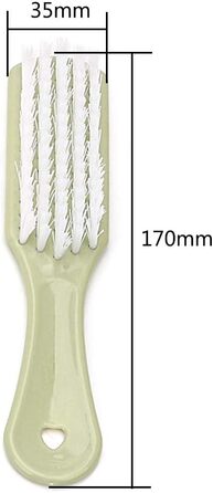 Щітка для взуття Міцна пластикова щетина Чистка взуття Чистка черевиків Щітка для взуття Побутова хімка Багатофункціональний інструмент для прання Щітка для взуття Кінський волос (розмір зелений)