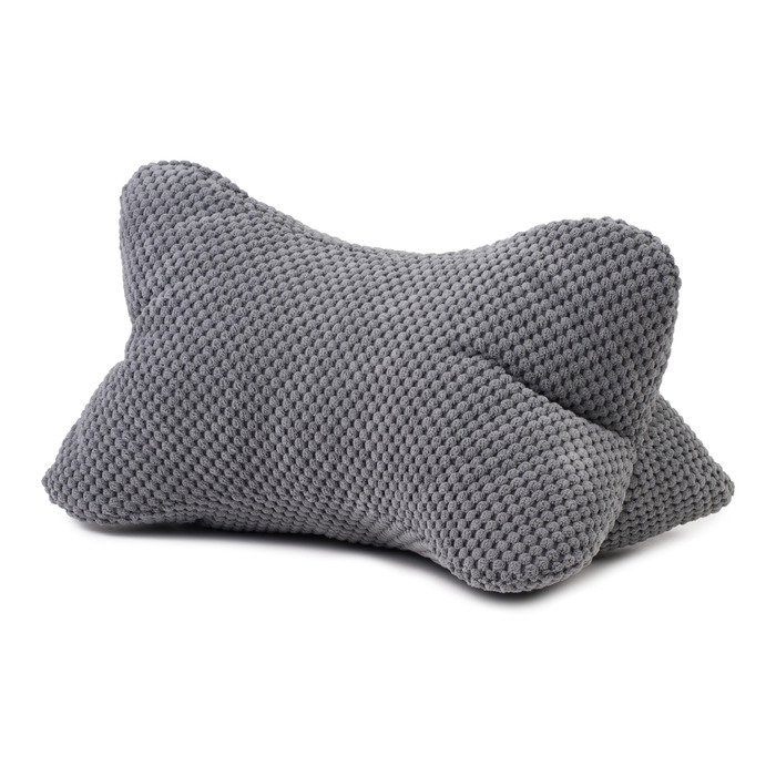 Подушка для читання Sven, подушка для шиї з текстурованим виглядом, подушка для читання та відпочинку шиї та спини, 40 x 25 см - Антрацит 40 x 25 см Антрацит