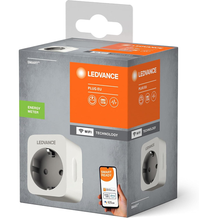 Розетка, wifi лічильник електроенергії для розетки для SMART Home. Сумісний і керований за допомогою Google, Alexa або через додат