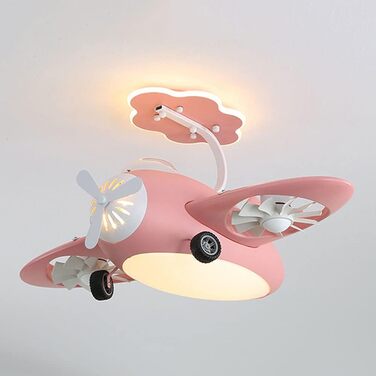 Світлодіодний стельовий світильник з регулюванням яскравості, стельовий вентилятор зі світлодіодним підсвічуванням, регульованою ш