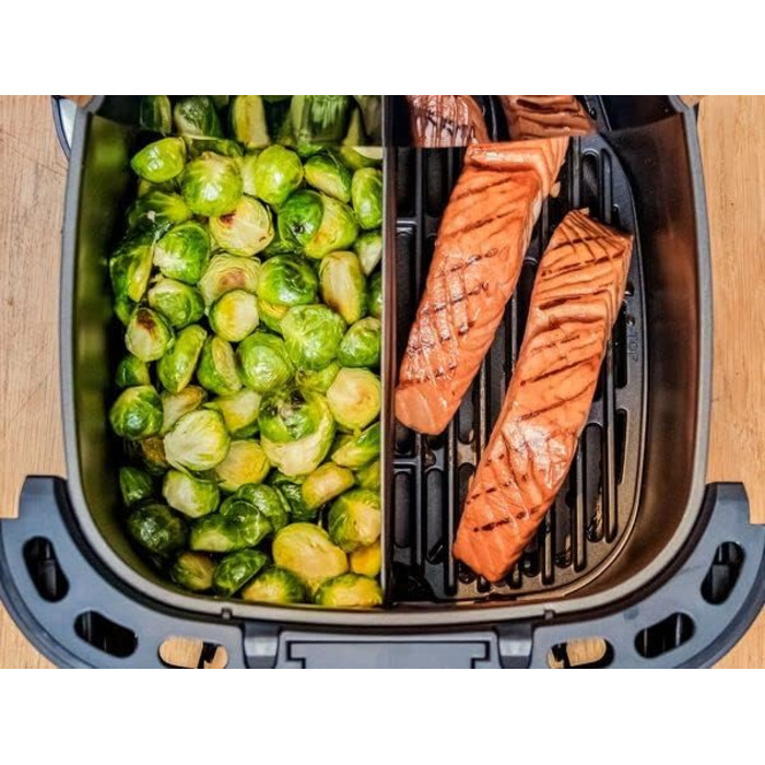 Аерофритюрниця Tefal EY8018 Easy Fry & Grill XXL 2-в-1 Аерофритюрниця та гриль Вставка Flexcook для 2 страв одночасно Здорова фритюрниця без олії енергозберігаючі 8 програм 8 осіб