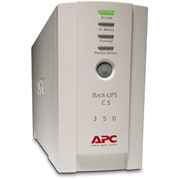 ДБЖ APC Back-UPS CS - BK650EI - джерело безперебійного живлення 650 ВА (4 виходи IEC, захист від перенапруг) (вихідна потужність 350 ВА, одинарний)