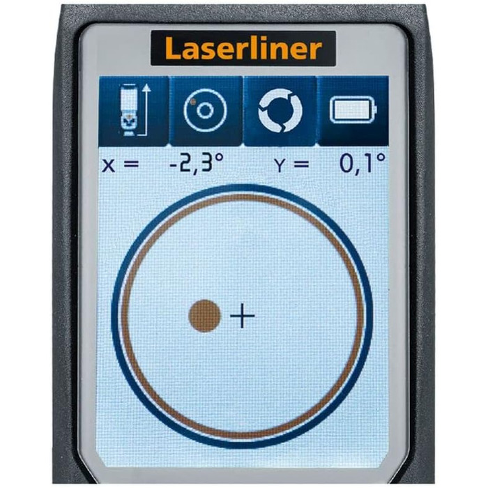 Лазерний далекомір Umarex Laserliner LaserRange-Master Gi5 (довжини, площі об'єми, діапазон вимірювання 0,05 м - 50 м, датчик нахилу 360, функція безперервного вимірювання) 080.838A