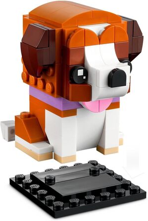 Конструктор LEGO BrickHeadz Saint Bernard Dog and Puppy Set 40543, 236 деталей