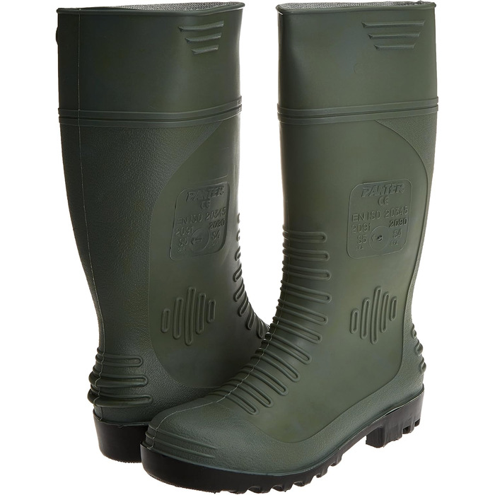 ЗЕЛЕНІ ВИСОКІ ЧОБОТИ НА ГОСТРІМ ПАЛЬЦІ ТА РОСЛИНИ 2091 -CE- Розмір 45 EU Зелений