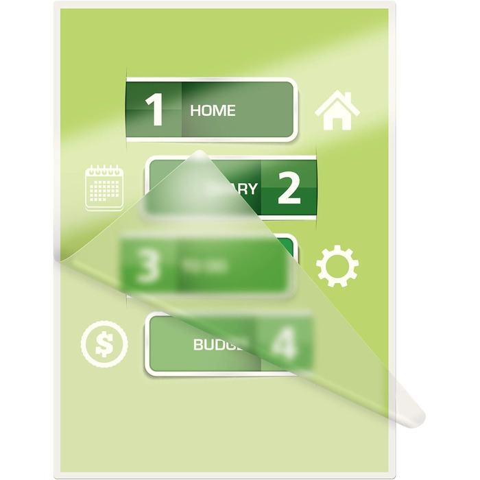 Набір ламінатора Leitz iLAM Home A4 упаковка із 100 пакетів для гарячого ламінування A4 80 мікрон, ламінатор для пакетів для ламінування від 75 до 125 мікрон, час прогріву 3 хвилини, білий, ідеально підходить для домашнього офісу та школи, 74200000 Компле