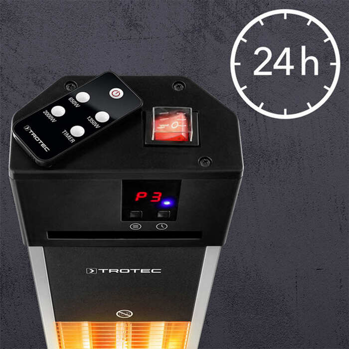 Обігрівач інфрачервоний Trotec IRS 2000 E 2000 W Silver/Black (1410003920)