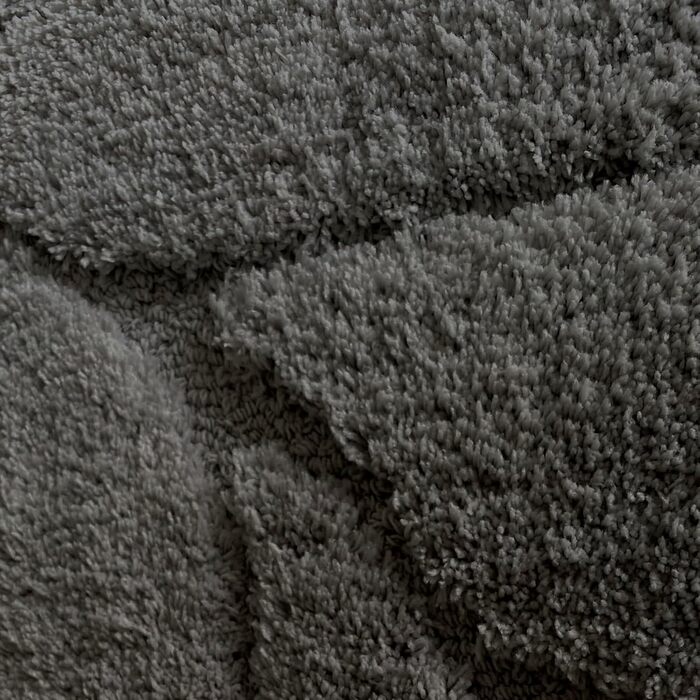 Килимок для ванної Floordirekt - Надзвичайно пухнастий та швидковисихаючий - Килимок для ванної кімнати з нековзною основою - Килимок для ванної Килимок для душу (Maris) (Темно-сірий, 60 x 120 см) 60 x 120 см (Прямокутний) Темно-сірий