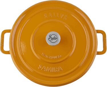 Чавунна каструля Sally's 'Samira Deluxe - міцна та високоякісна перлина для ідеального приготування їжі - об'ємом 2,2 літра, для в