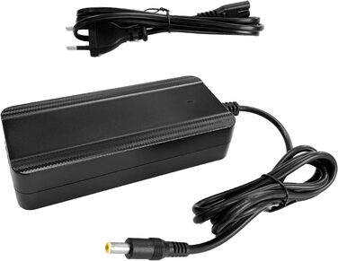 Зарядний пристрій Enerpower Li-Ion 42V для 36V-37V 2A 85W з круглим роз&39ємом 5,5 x 2,5 мм для багажних скриньок, Hailong тощо, сумісний з електросамокатами, такими як SoFlow, Cityblitz, Bluewheel, VMax, Trekstor тощо (GS, UL)