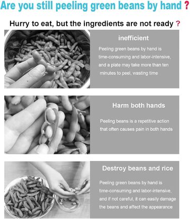 Електрична машина для лущення гороху Напівавтоматична машина для лущення гороху Комерційна машина для лущення гороху Домашня машина для лущення горохових бобів