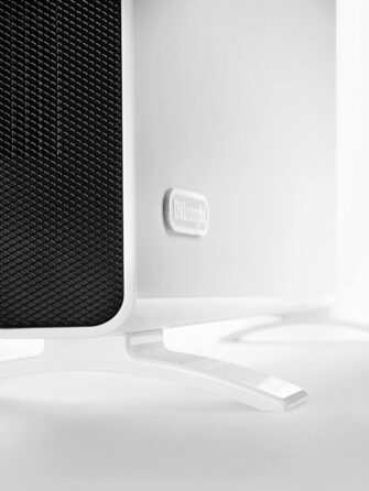 Тонкий вентилятор-обігрівач з потужністю нагріву 2000 Вт, функцією захисту від замерзання та варіантами транспортування, 39Longhi Slim Style HCX 3220 FTS