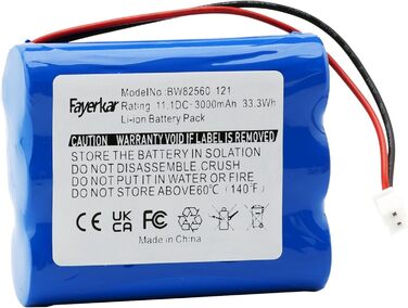 Замінний акумулятор для динаміка Altec Lansing INR18650-3S, 3000 мАг, 11,1 В, літій-іонний