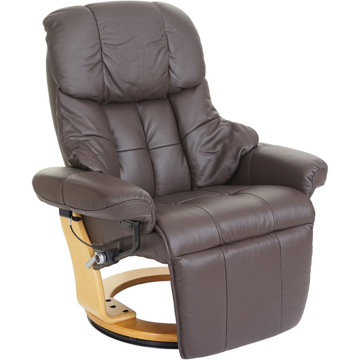 Крісло для відпочинку Robas Lund Calgary 2, коричнева шкіра, 64021BN5 коричневий/натуральний