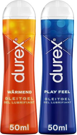 Набір гель-лубрикантів Durex Play Feel & Wärmend, 2 × 50 мл