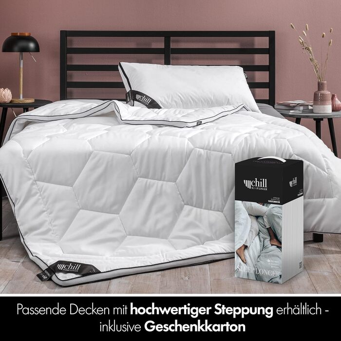 Подушка для шиї 40x80 см - Дихаюча, миється та 100 веганська подушка для сну Зручна подушка для шиї для сну на спині, животі та на боці Подушка для шиї 40 x 80 см