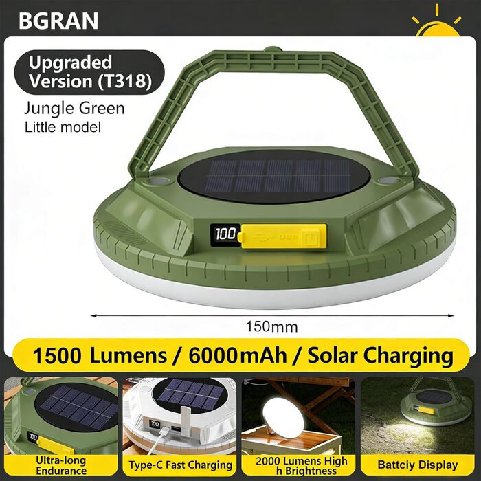 Високоефективний сонячний вуличний світильник з безперервним живленням навіть у дощові дні, ідеально підходить для садового освітлення. Сонячний вуличний світильник