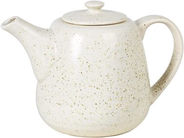 Чайник Broste Copenhagen Nordic Vanilla Stoneware Teapot в кремовому крапці 0,7 л, розміри 11 см x 17,5 см x 12,5 см, 14533409, кремовий