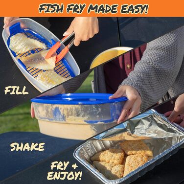 Панірувальник Cook&39s Choice Original Better - Зроблено в США Прозорий / Синій