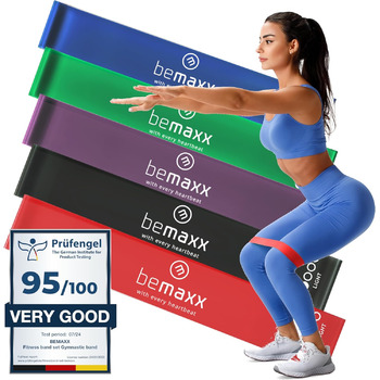 Набір фітнес-браслетів - Стрічки опору з латексною/тканинною петлею тренувальна електронна книга Гімнастична стрічка Фітнес Спорт