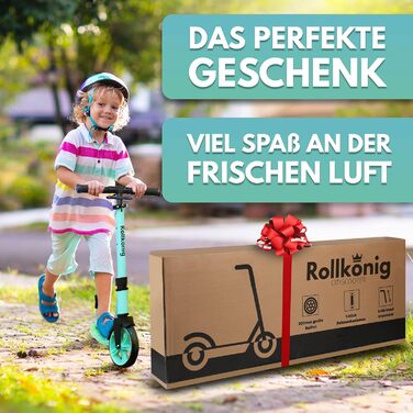 Самокат для дітей від 5 років I Складаний міський самокат з великими колесами I Педальний самокат для дорослих вантажопідйомністю