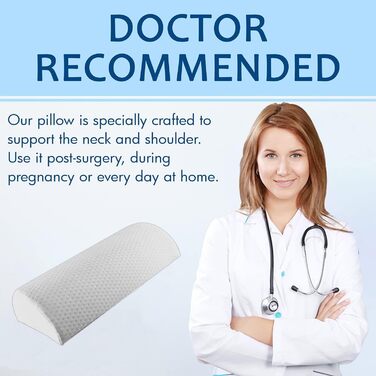 Подушка для колін для тих, хто спить на боці, подушка для довгих ніг, подушка для колін, з піни з ефектом пам&39яті, може використовуватися як подушка для шиї, поперекової подушки, подушка для ніг, подушка для щиколоток, 50*20*10 см