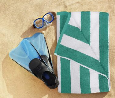 Упаковки пляжних рушників 76x152 см, поглинаючі рушники з 100 бавовни (сині, жовті, зелені, помаранчеві) Сині, жовті, зелені, пома