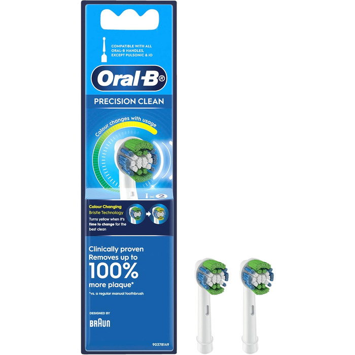 Щітки Braun Oral-B Precision Clean 2 (для всіх обертових зубних щіток фірми Oral-B)