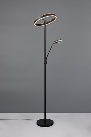 Стільник LED Trio Willis 449510232, матовий чорний метал, 39 5.5 Вт, регульована колірна температура, диммер