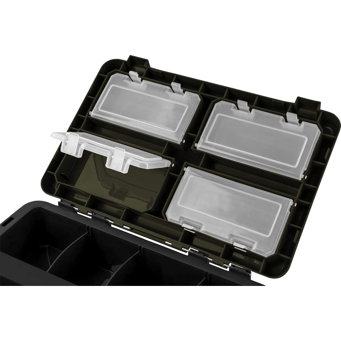 Кошик для сидіння Angelobox Fishing seat box Рибальський рюкзак Рибальська сумка Fishing case Ящик для рибальських снастей з 4 ящиками для снастей Колір Олива