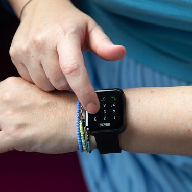 Розумний годинник для жінок та чоловіків Фітнес-годинник з функцією телефону Фітнес-трекер - iOS та Android Аналіз сну Ліхтарик та будильник Крокомір - Спортивний годинник