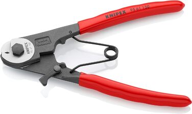 Кабелерізи Knipex Bowden чорні атраментовані, покриті пластиком 150 мм 95 61 150