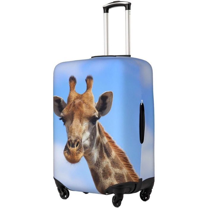 Чохол для валізи Giraffe, міцний захист для багажу розміром 45.7-81.3 см, XL, Чорний