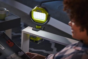 Акумуляторний LED-ліхтар RYOBI 18 V ONE RLCL18-0 (до 1000 лм, поворотна головка 360, без АКБ та зарядного пристрою)