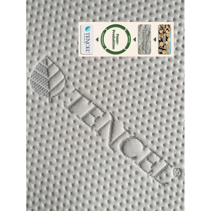 Подушка для шиї Vario Vital, подушка з пінного гелю Ortho Dreams Visco Gel, для розслабленої шиї, зручна подушка, підходить для алергіків - індивідуально регульована висота та жорсткість