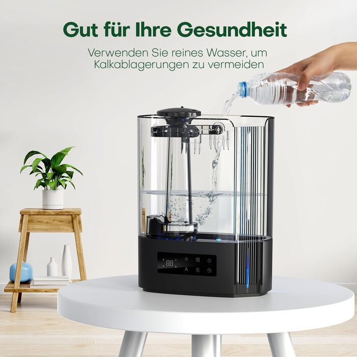 Зволожувач повітря CONOPU, зволожувач повітря для спальні 6 л для великих кімнат, 60-годинний ароматичний дифузор для кімнатних ро