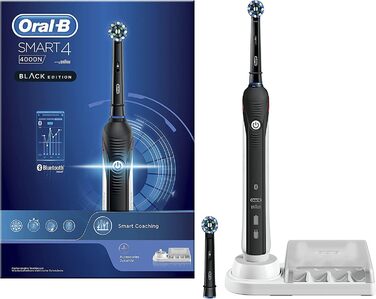 Електрична зубна щітка Oral-B Smart 4 4000N CrossAction, Black Black (1 упаковка)