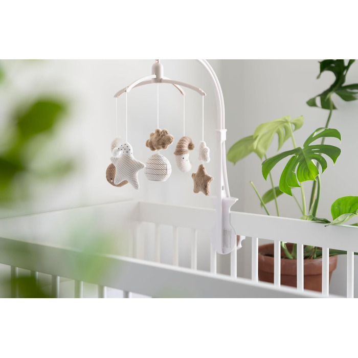 Мобіль Baby's Only Music Mobile Baby Heaven, в'язані хмарки, унісекс