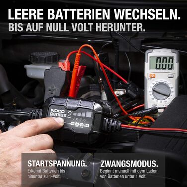 Інтелектуальний зарядний пристрій 2А, зарядний пристрій 6В/12В, крапельний зарядний пристрій і десульфатор з температурною компенс