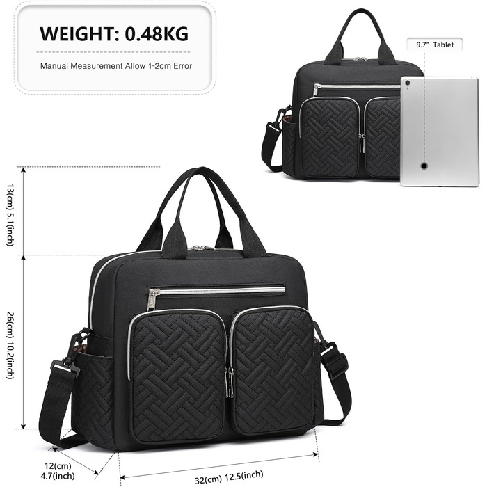 Сумка для пеленання дитини, стильна, для мами і тата, дорожня сумка-трансформер з ізольованими кишенями чорна