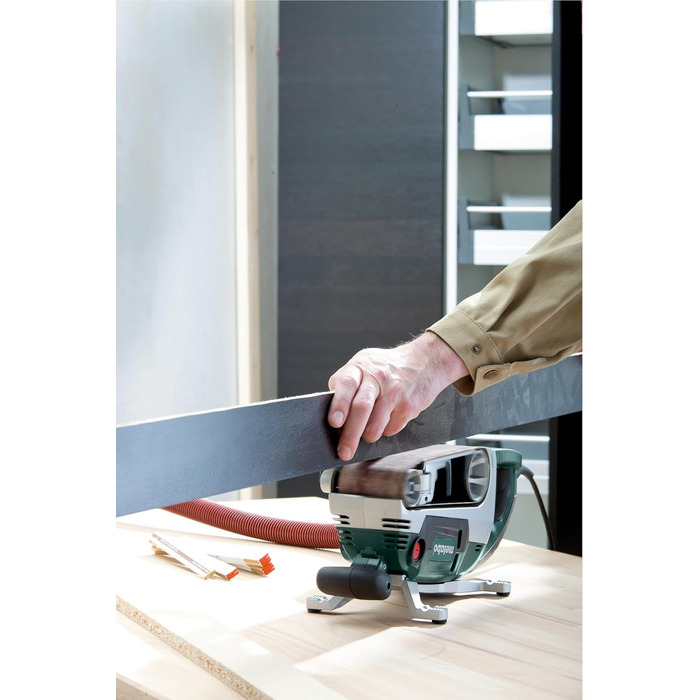 Стрічкова шліфувальна машина Metabo BAE 75 - 600375000 - Потужна стрічкова шліфувальна машина для точності та універсальності - до